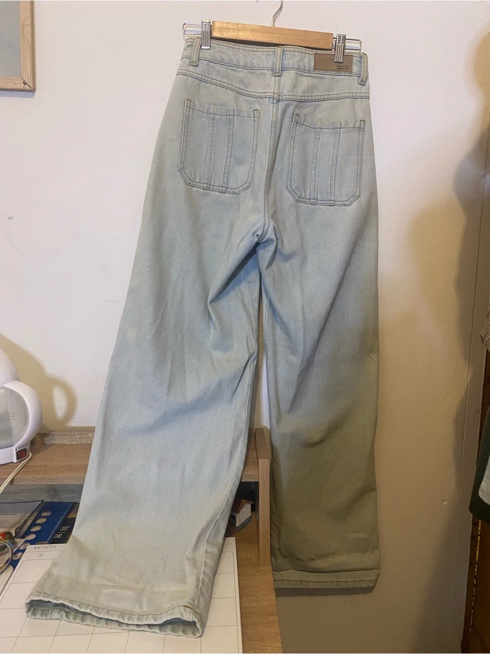 Nasty Gal Light Wash Denim Jeans